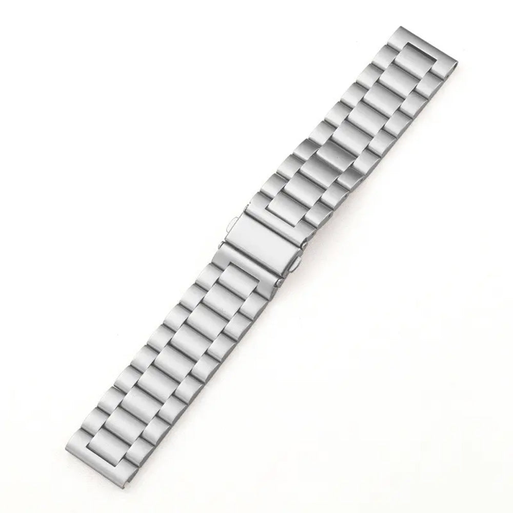 Techsuit W010 rem til Samsung Galaxy Watch / Huawei Watch Series, 20mm, Sølvfarvet