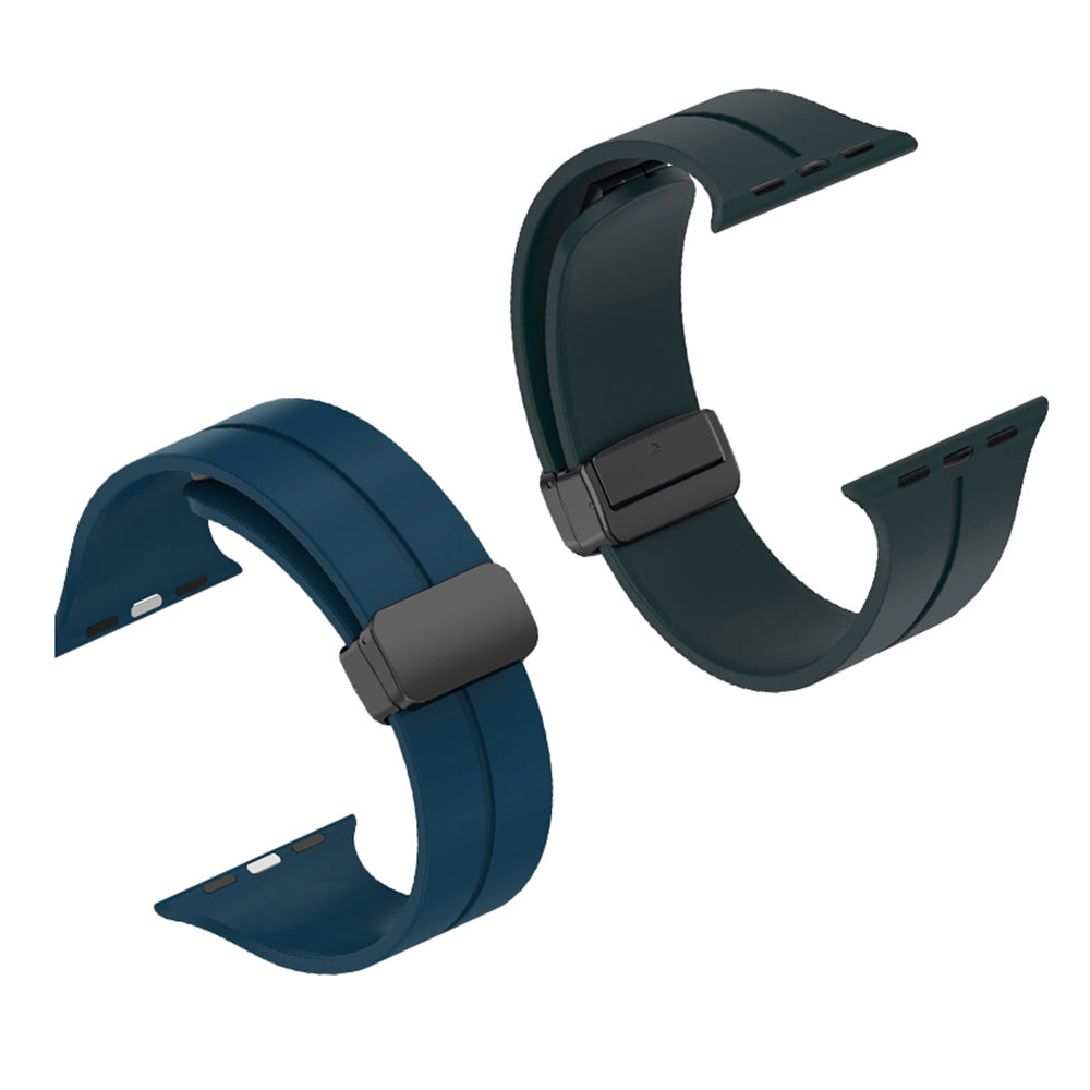 Techsuit W011 rem til Apple Watch 42mm / 41mm / 40mm / 38mm serien, Blå