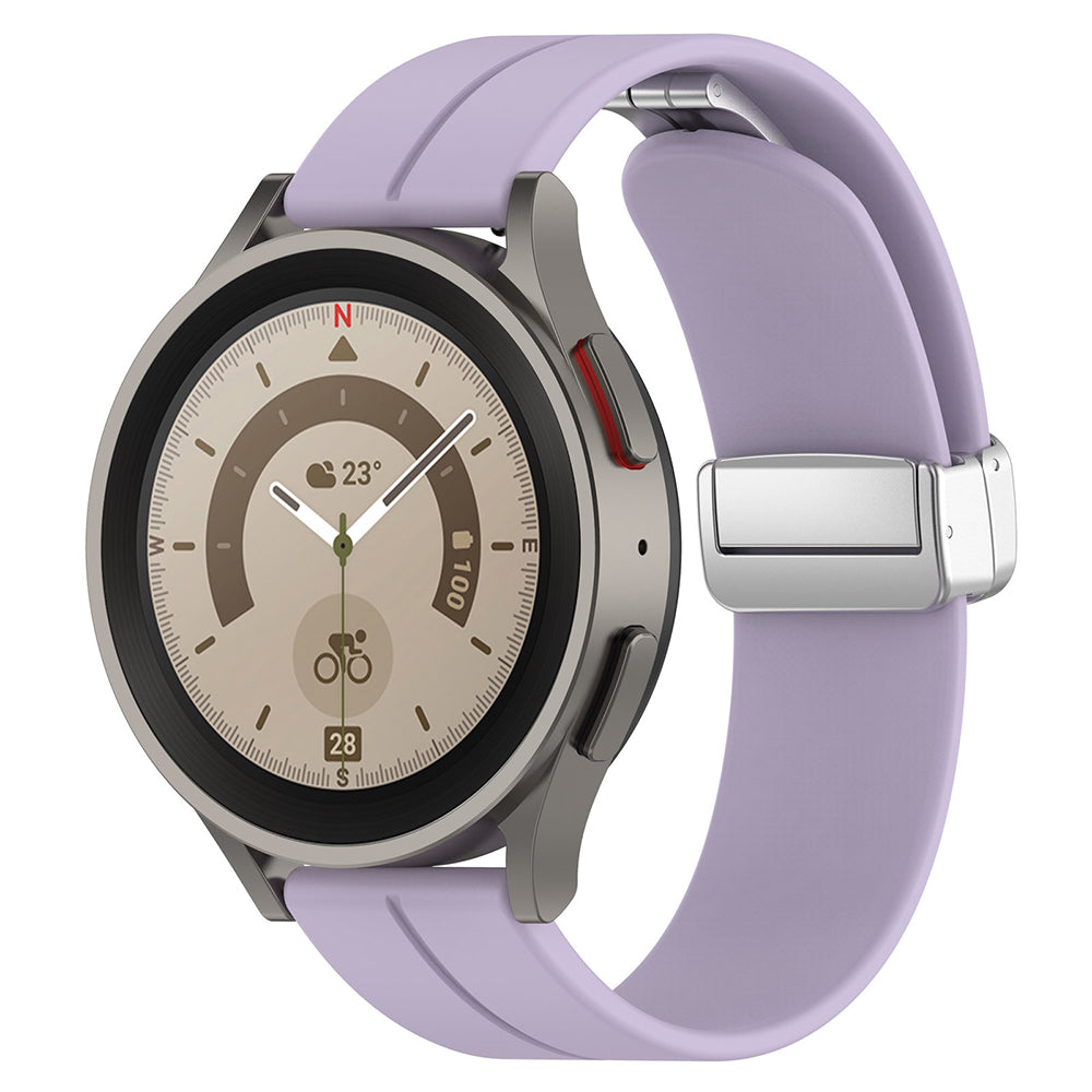 Techsuit W011 rem til Samsung Galaxy Watch / Huawei Watch Series, 20mm, Lilla