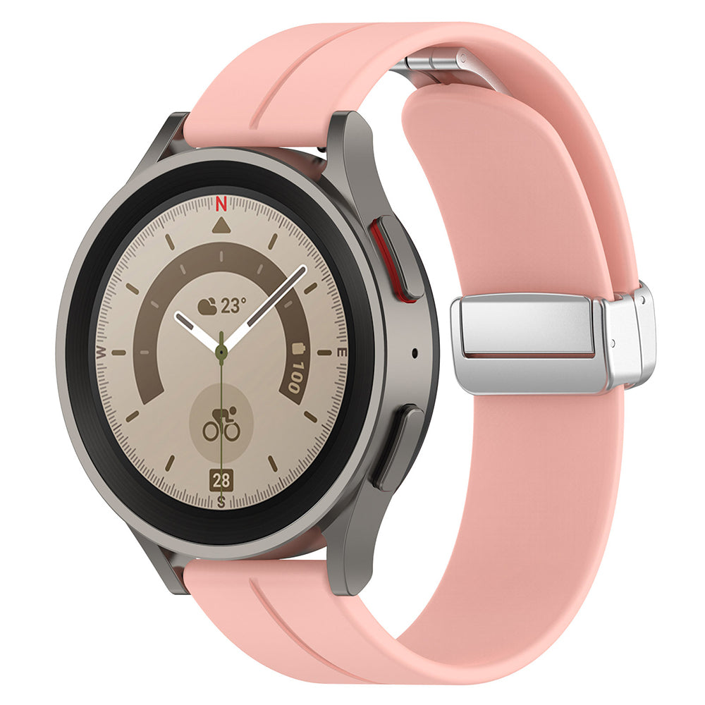 Techsuit W011 rem til Samsung Galaxy Watch / Huawei Watch Series, 20mm, Pink