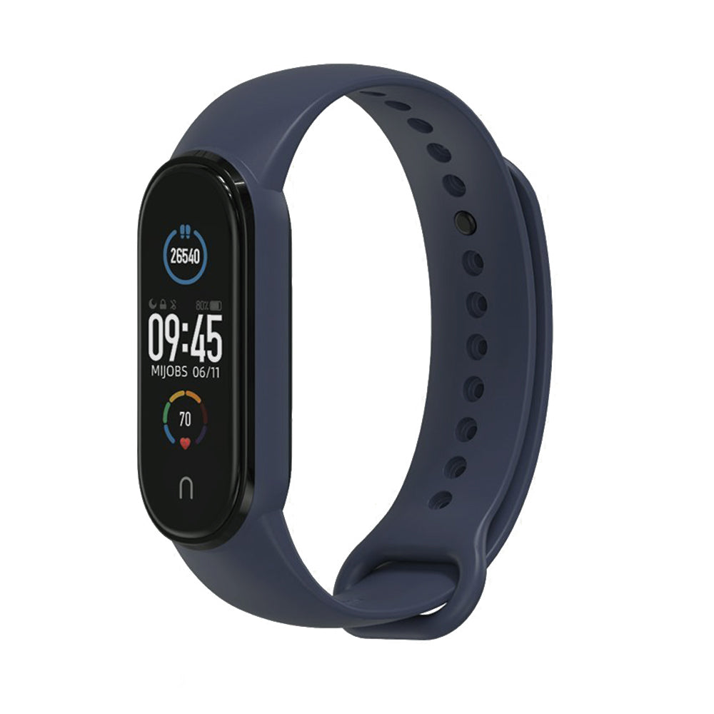 Techsuit W013 rem til Xiaomi Band / Amazfit Band Series, Mørkeblå