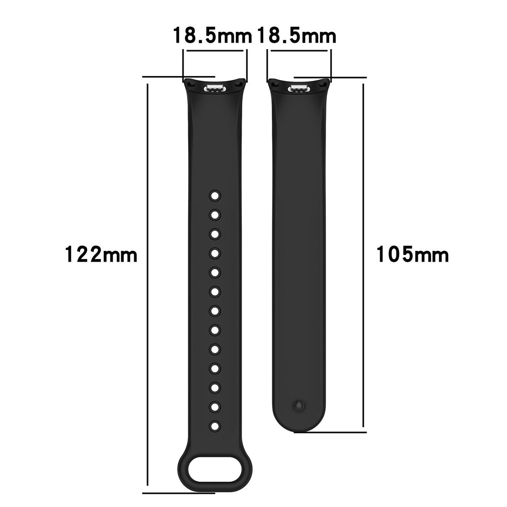 Techsuit W014 rem til Xiaomi Smart Band 10 / 9 / 8, Orange