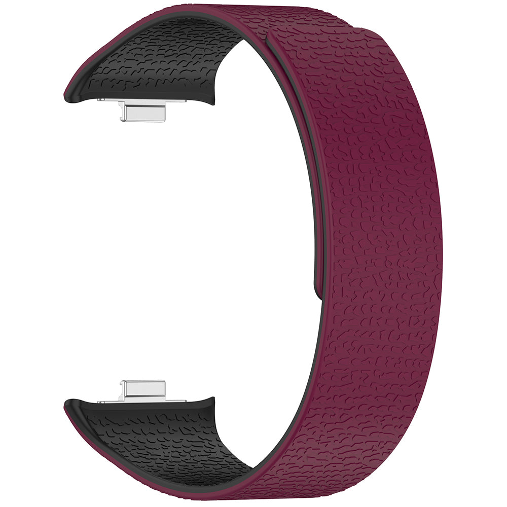 Techsuit W016 rem til Xiaomi Smart Band / Watch Series, Sort Kirsebær