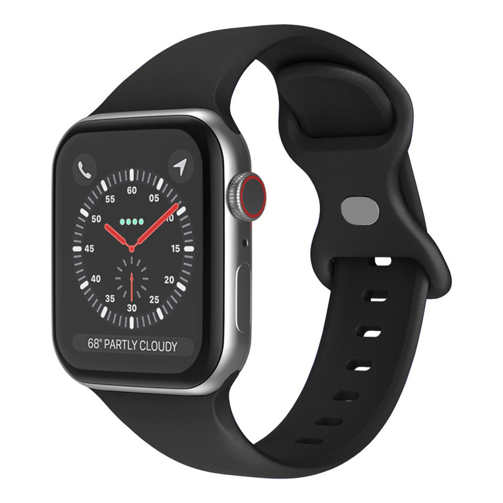 Techsuit W031 rem til Apple Watch 42mm / 41mm / 40mm / 38mm serien, Sort