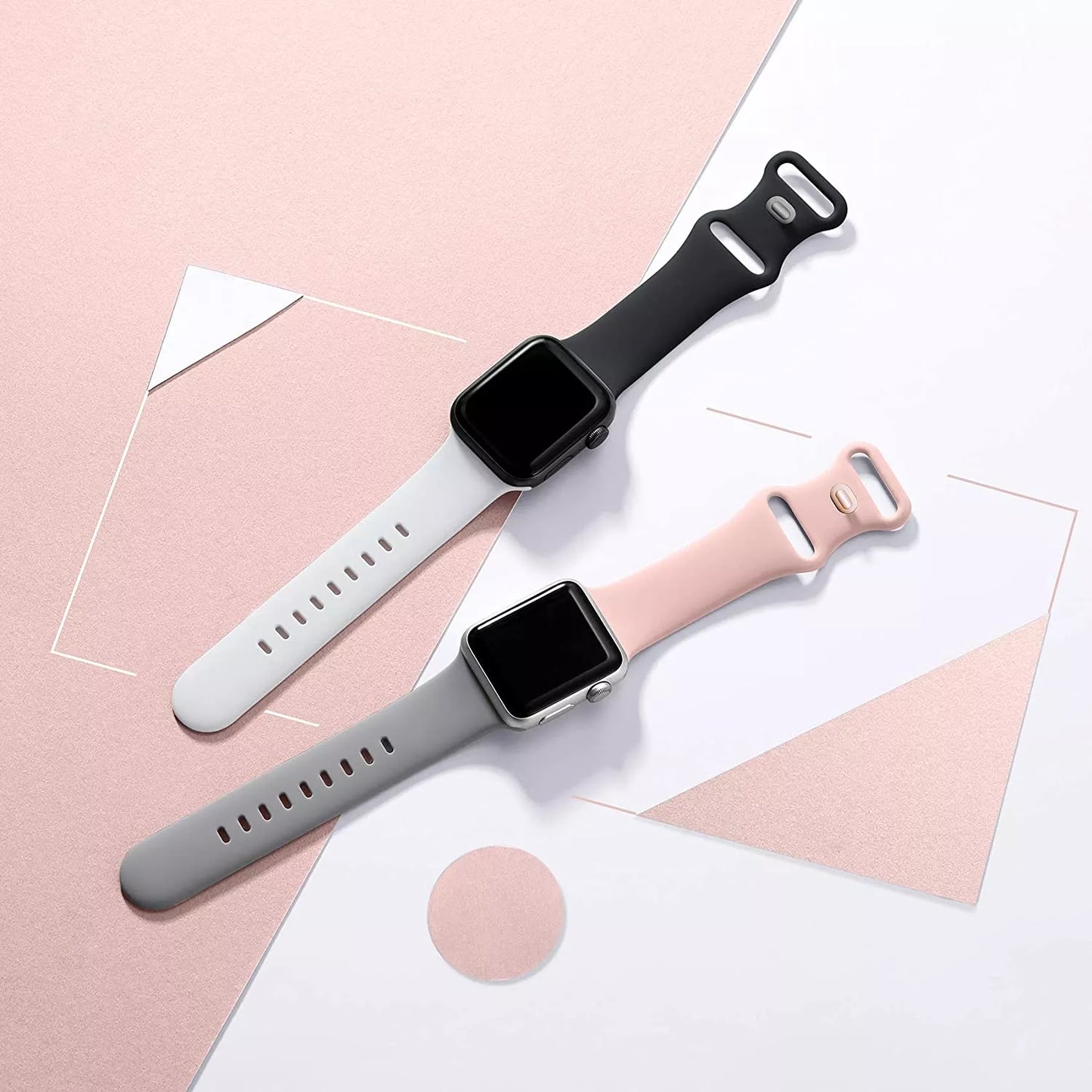 Techsuit W031 rem til Apple Watch 49mm / 46mm / 45mm / 44mm / 42mm serien, Grå