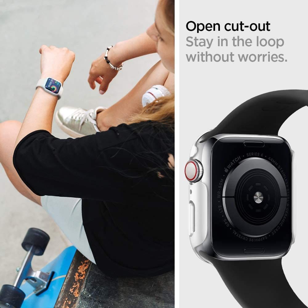 Techsuit W031 rem til Apple Watch 49mm / 46mm / 45mm / 44mm / 42mm serien, Sort