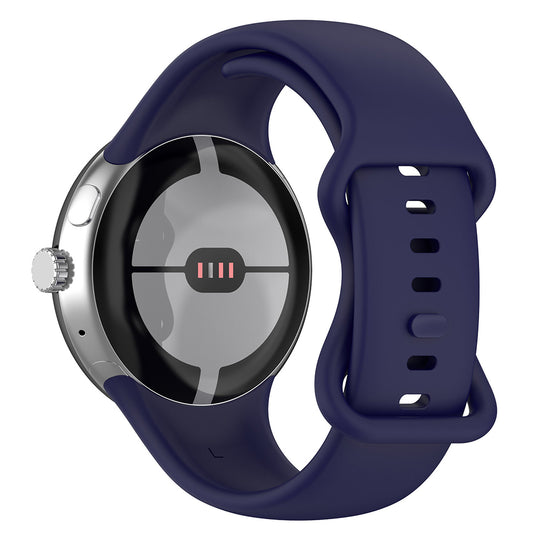 Techsuit W031 rem til Google Pixel Watch 3 41mm / Watch 2 / Watch, Marineblå