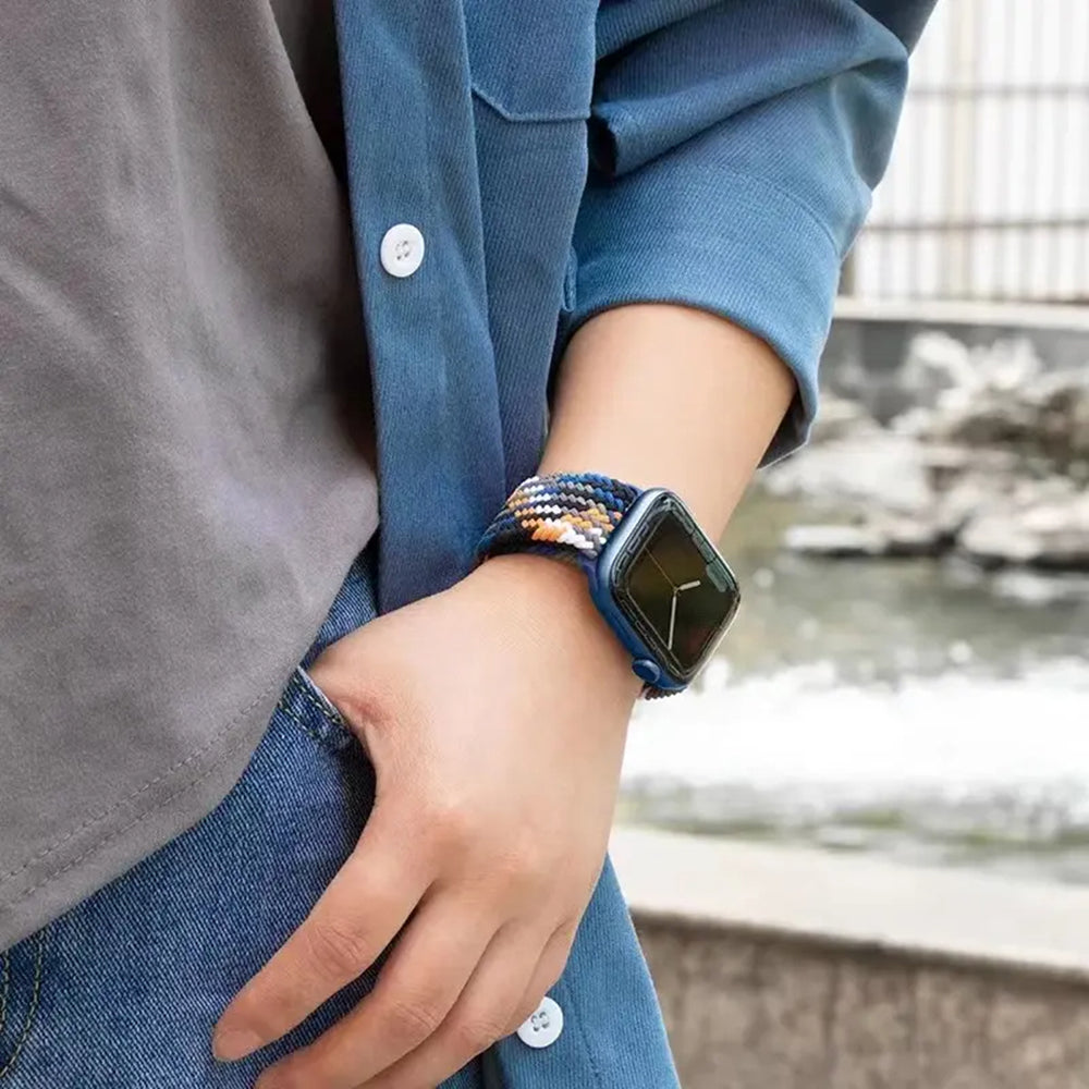 Techsuit W032 Strap for Apple Watch 49mm / 46mm / 45mm / 44mm / 42mm Series, Black