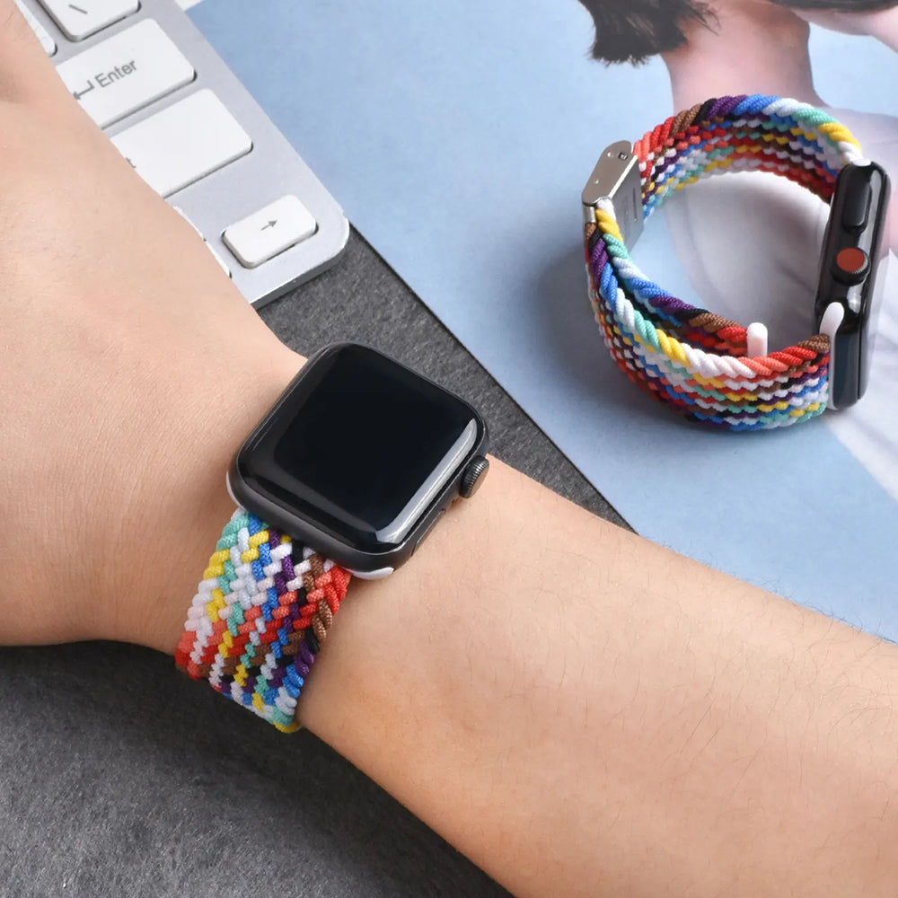 Techsuit W032 Strap for Apple Watch 49mm / 46mm / 45mm / 44mm / 42mm Series, Navy Blue