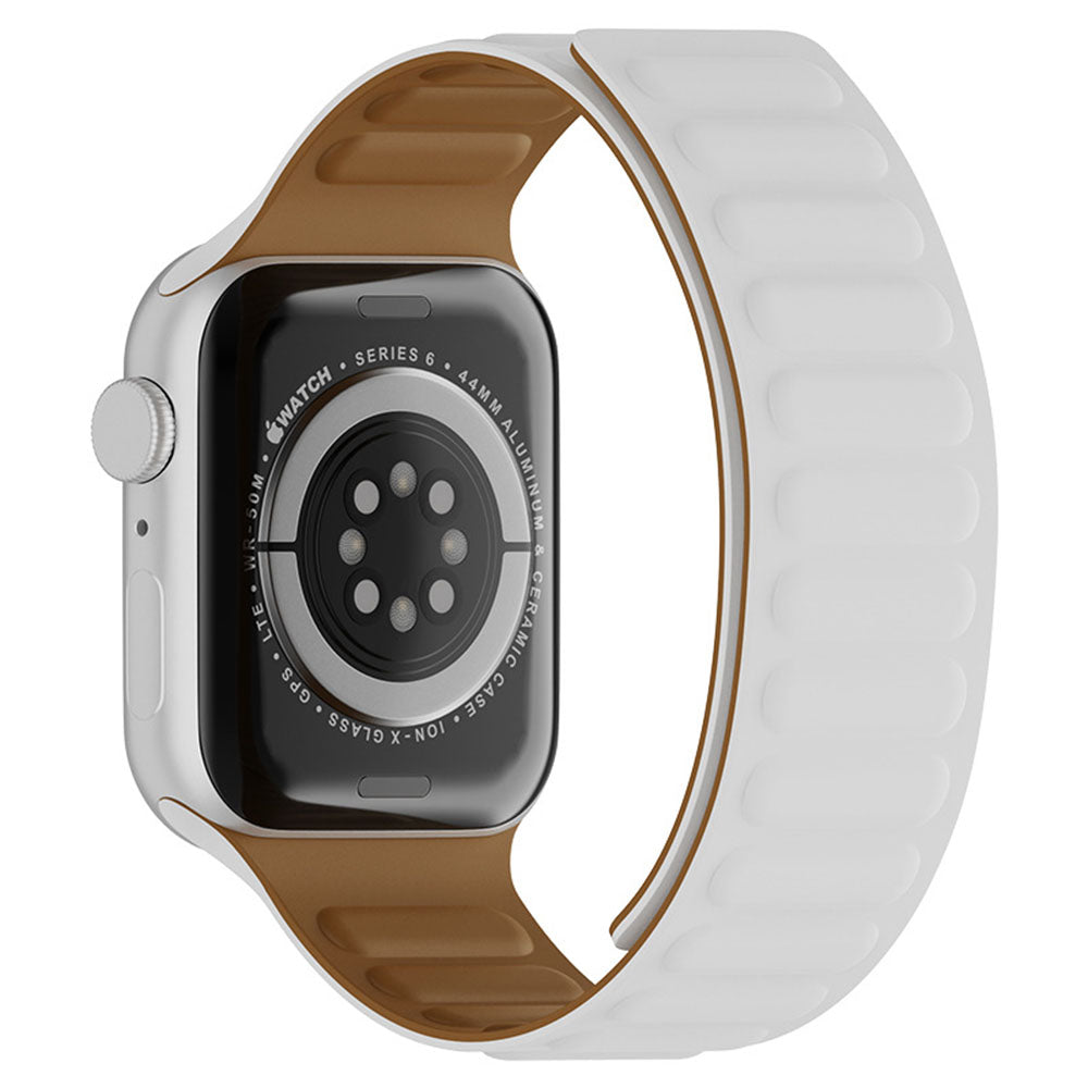Techsuit W035 rem til Apple Watch 49mm / 46mm / 45mm / 44mm / 42mm serien, Hvid