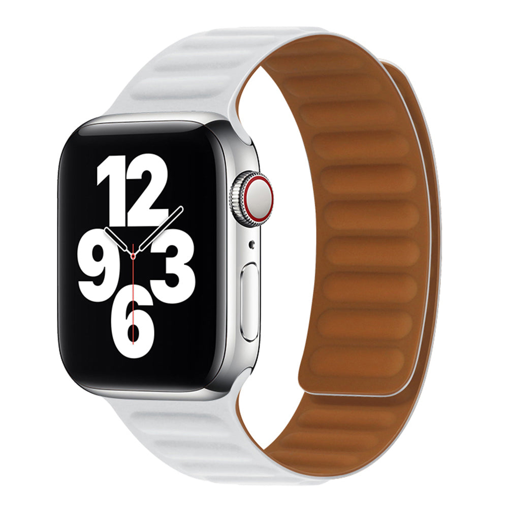 Techsuit W035 rem til Apple Watch 49mm / 46mm / 45mm / 44mm / 42mm serien, Hvid