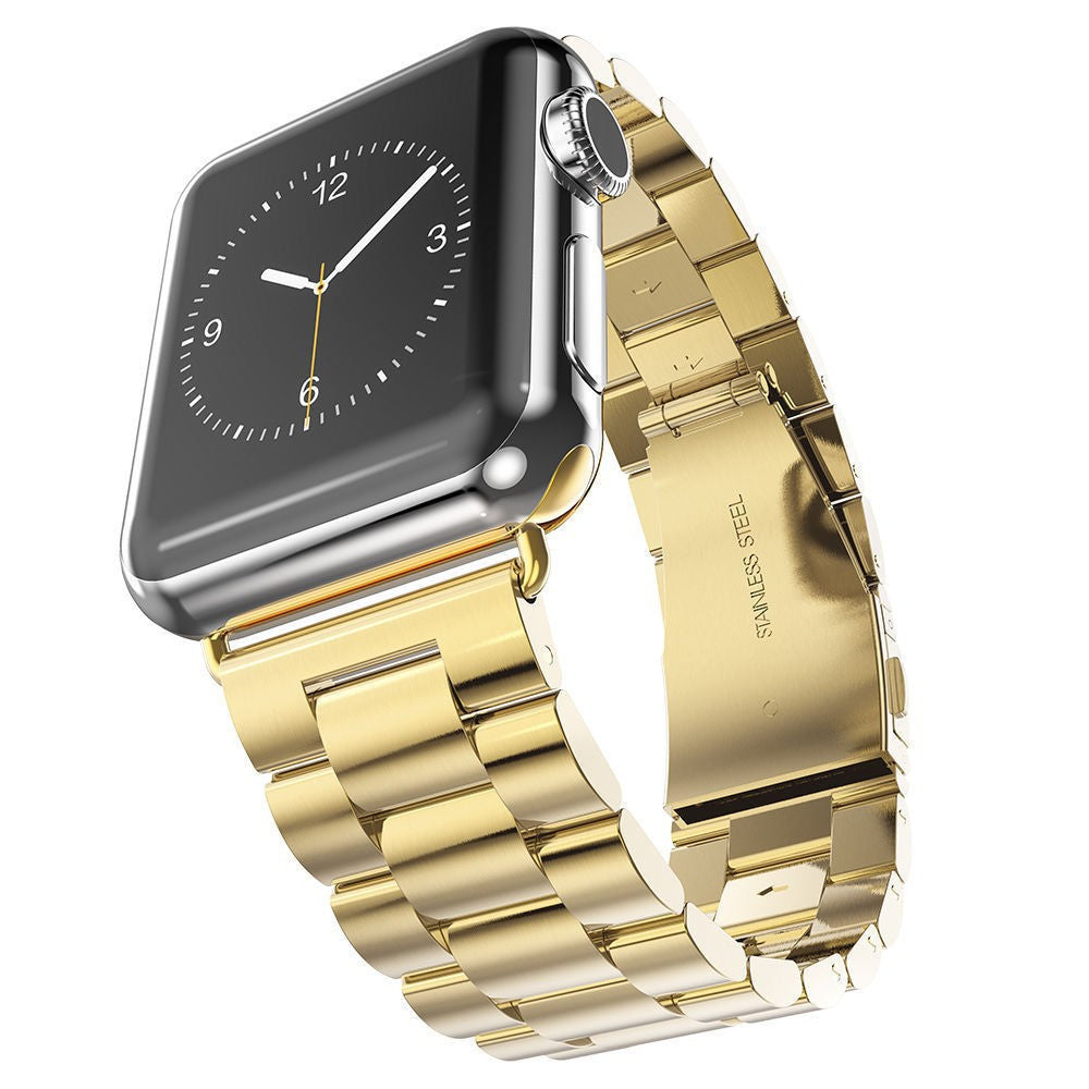 Techsuit W036 rem til Apple Watch 49mm / 46mm / 45mm / 44mm / 42mm serien, Gylden