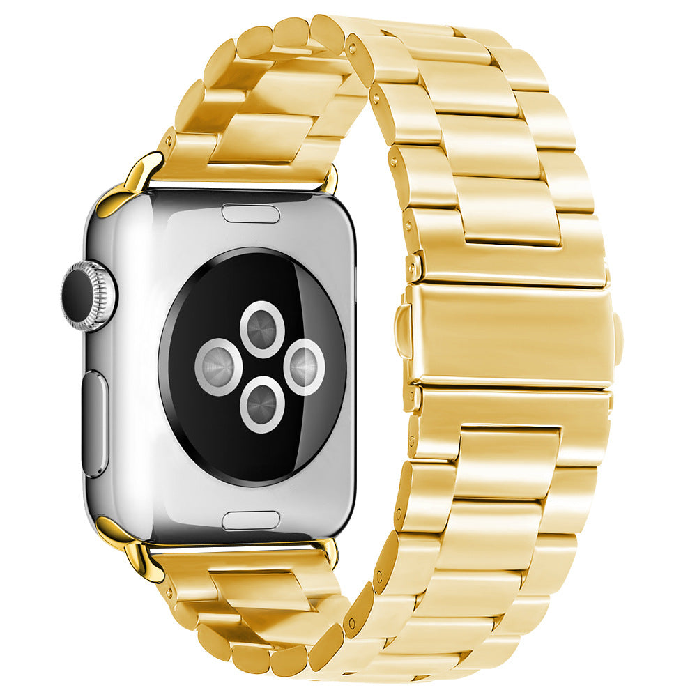 Techsuit W036 rem til Apple Watch 49mm / 46mm / 45mm / 44mm / 42mm serien, Gylden