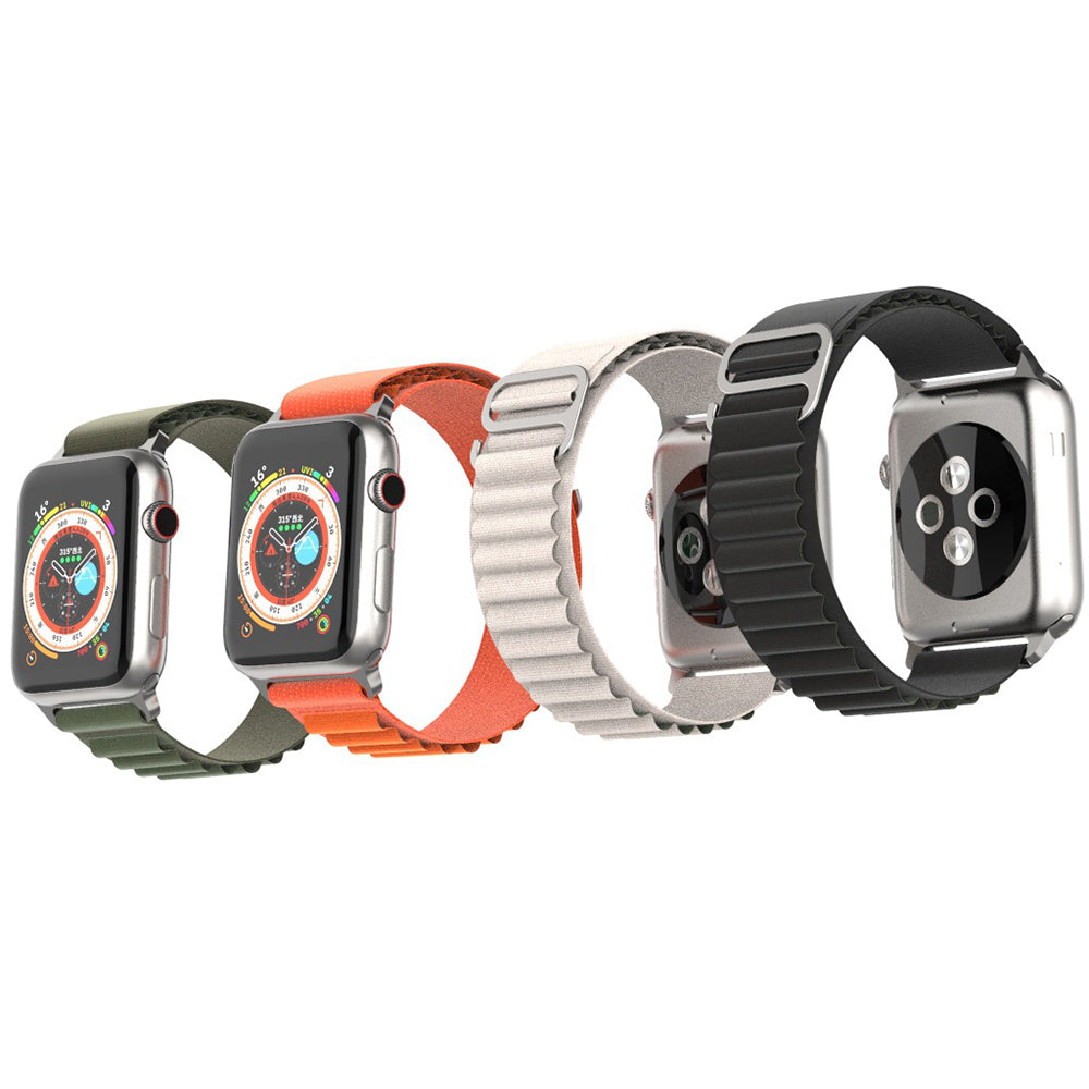 Techsuit W037 rem til Apple Watch 42mm / 41mm / 40mm / 38mm serien, Hvid