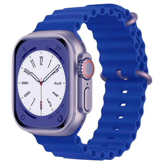 Techsuit W038 rem til Apple Watch 49mm / 46mm / 45mm / 44mm / 42mm serien, Blå