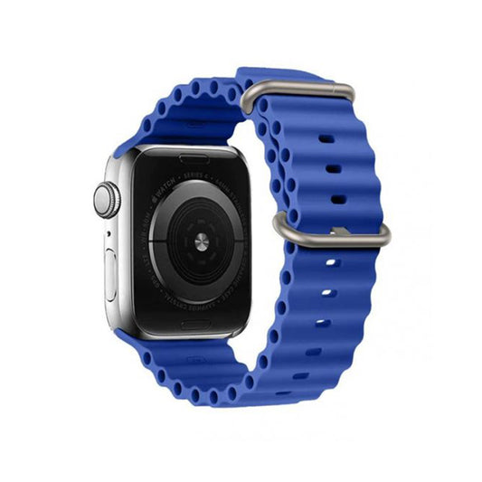 Techsuit W038 rem til Apple Watch 49mm / 46mm / 45mm / 44mm / 42mm serien, Blå