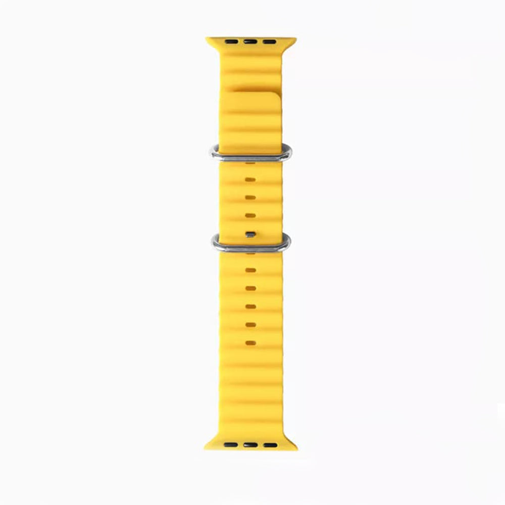Techsuit W038 rem til Apple Watch 49mm / 46mm / 45mm / 44mm / 42mm serien, Gul