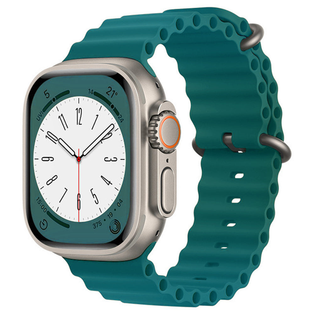 Techsuit W038 rem til Apple Watch 49mm / 46mm / 45mm / 44mm / 42mm serien, Grøn