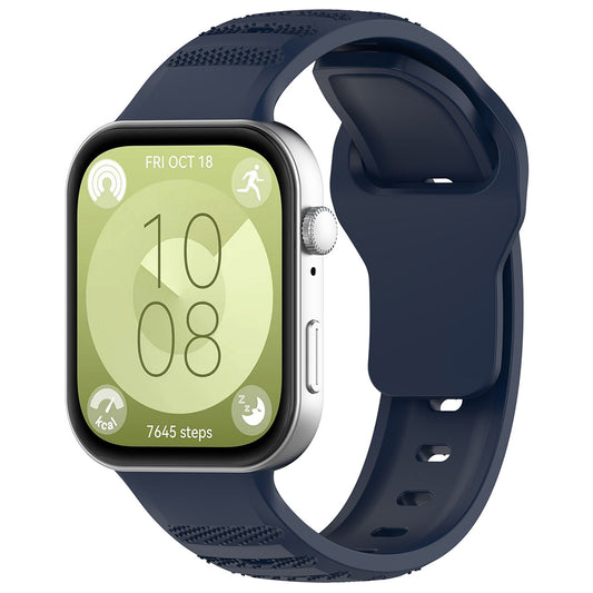 Techsuit W050 rem til Huawei Watch Fit 4 Pro / Watch Fit 4 / Watch Fit 3, Blå