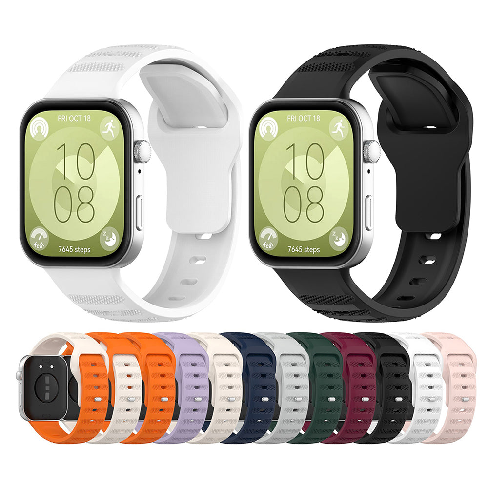 Techsuit W050 rem til Huawei Watch Fit 4 Pro / Fit 4 / Fit 3, Blå