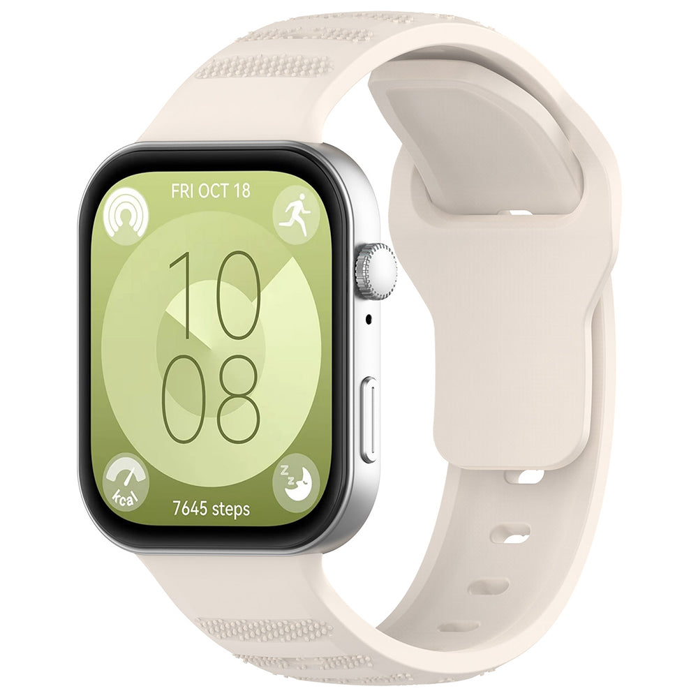 Techsuit W050 rem til Huawei Watch Fit 4 Pro / Fit 4 / Fit 3, Beige