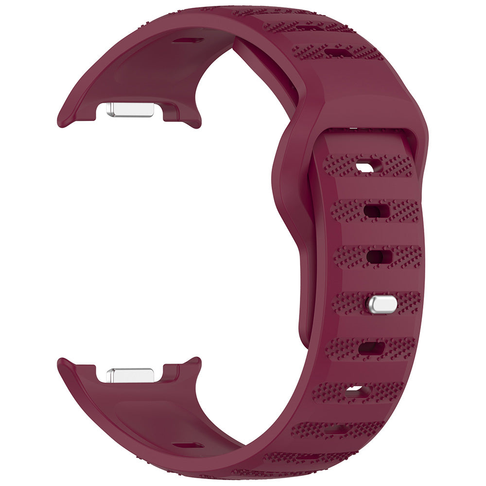 Techsuit W050 rem til Samsung Galaxy Watch8 / Watch8 Classic-serien, Vinrød
