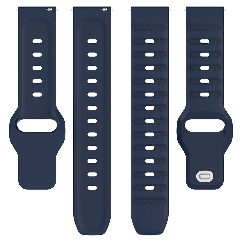 Techsuit W050 rem til Samsung Galaxy Watch / Huawei Watch Series, 20mm, Blå
