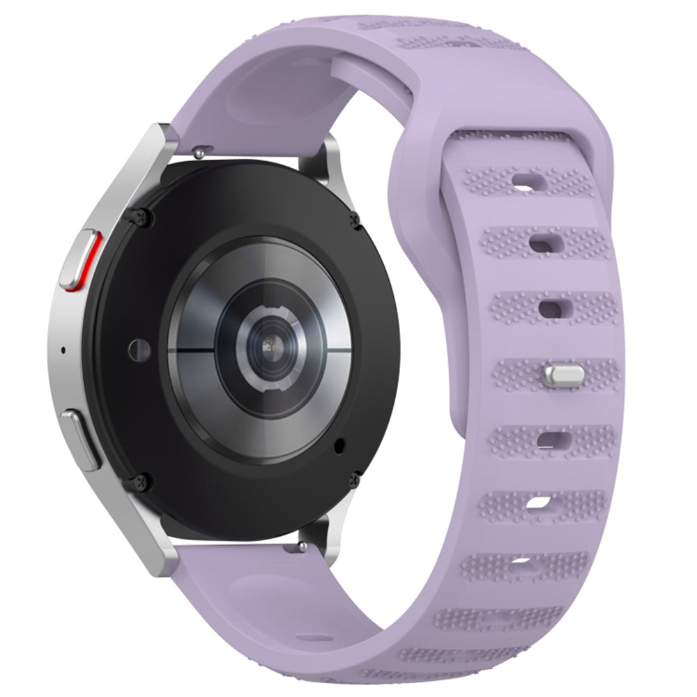 Techsuit W050 rem til Samsung Galaxy Watch / Huawei Watch Series, 20mm, Lilla