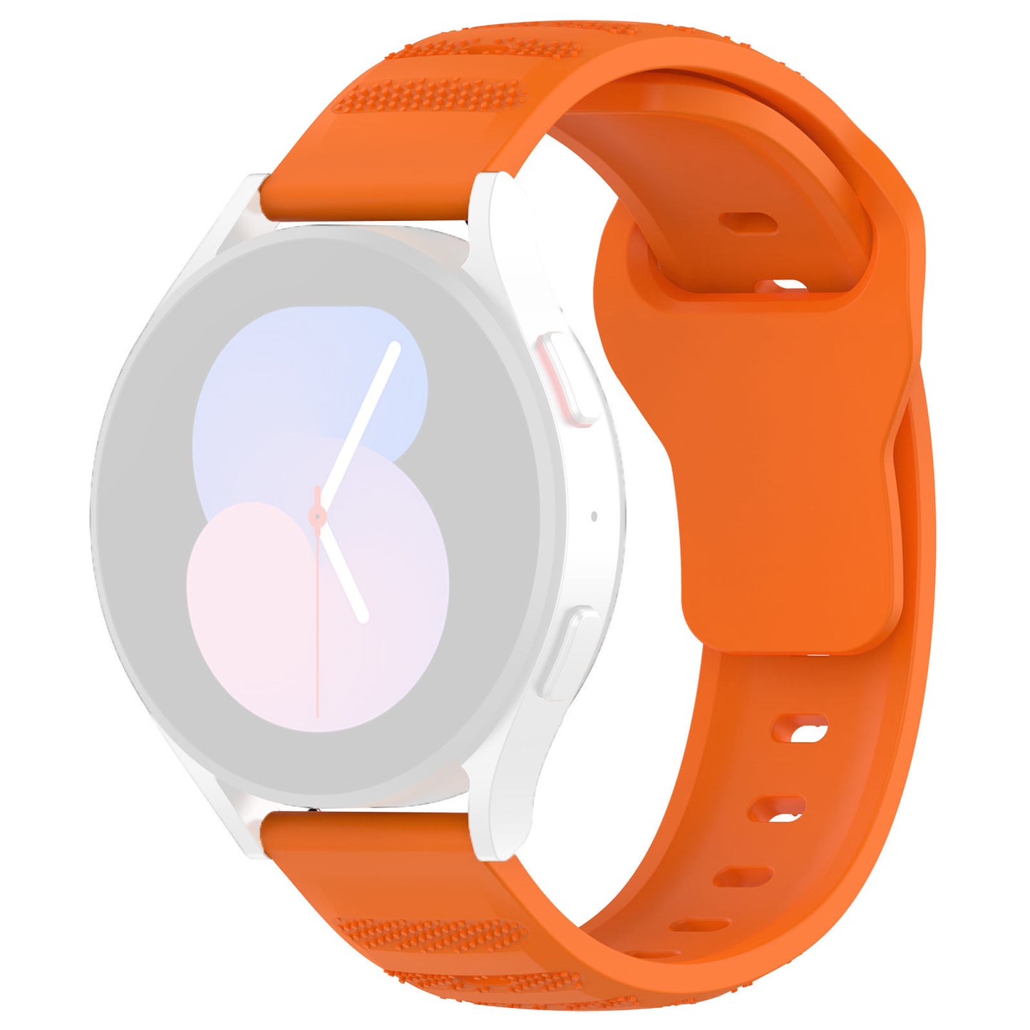Techsuit W050 rem til Samsung Galaxy Watch / Huawei Watch Series, 20mm, Orange