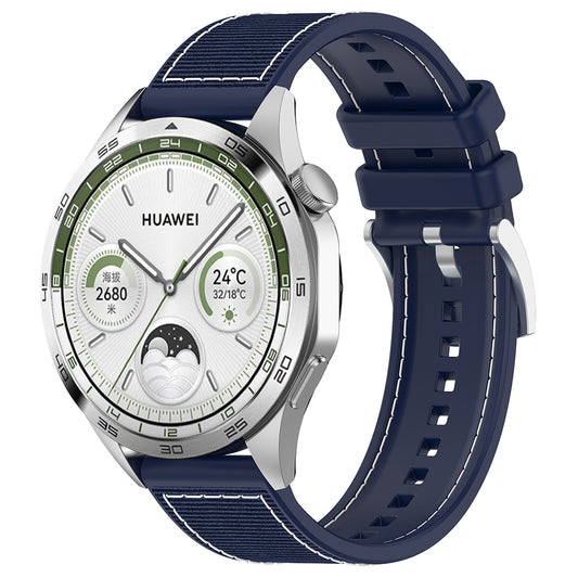 Techsuit W051 rem til Huawei Watch / Xiaomi Watch Series, 22mm, Mørkeblå