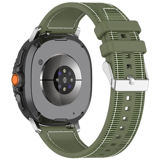 Techsuit W051 rem til Samsung Galaxy Watch 8 Classic / Watch8 44mm / Watch 8 40mm, Grøn