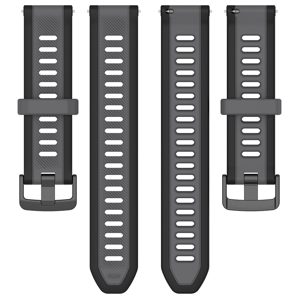 Techsuit W053 rem til Huawei Watch / Garmin Watch Series, 18mm, Mørkeblå