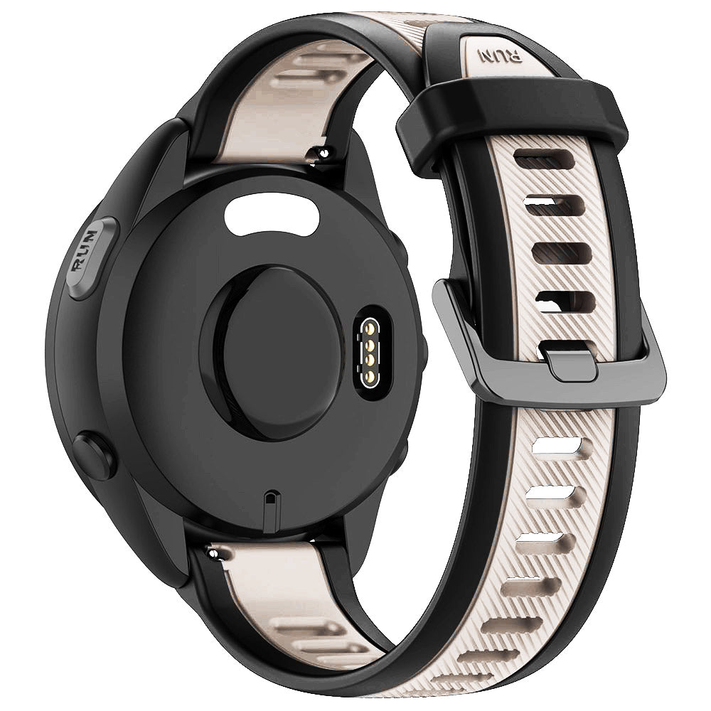 Techsuit W053 rem til Huawei Watch / Garmin Watch Series, 18mm, Beige