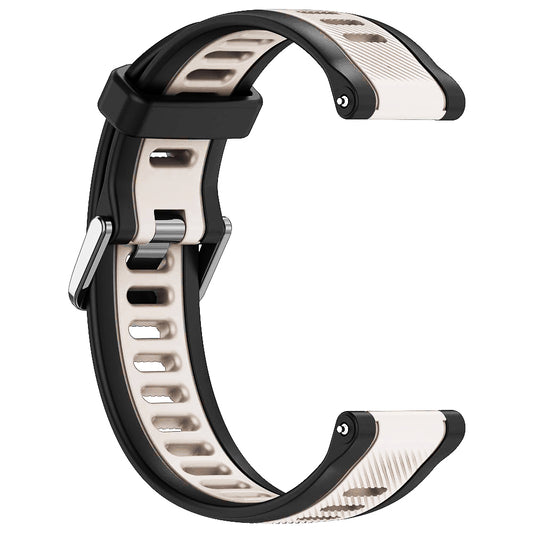 Techsuit W053 rem til Huawei Watch / Garmin Watch Series, 18mm, Beige