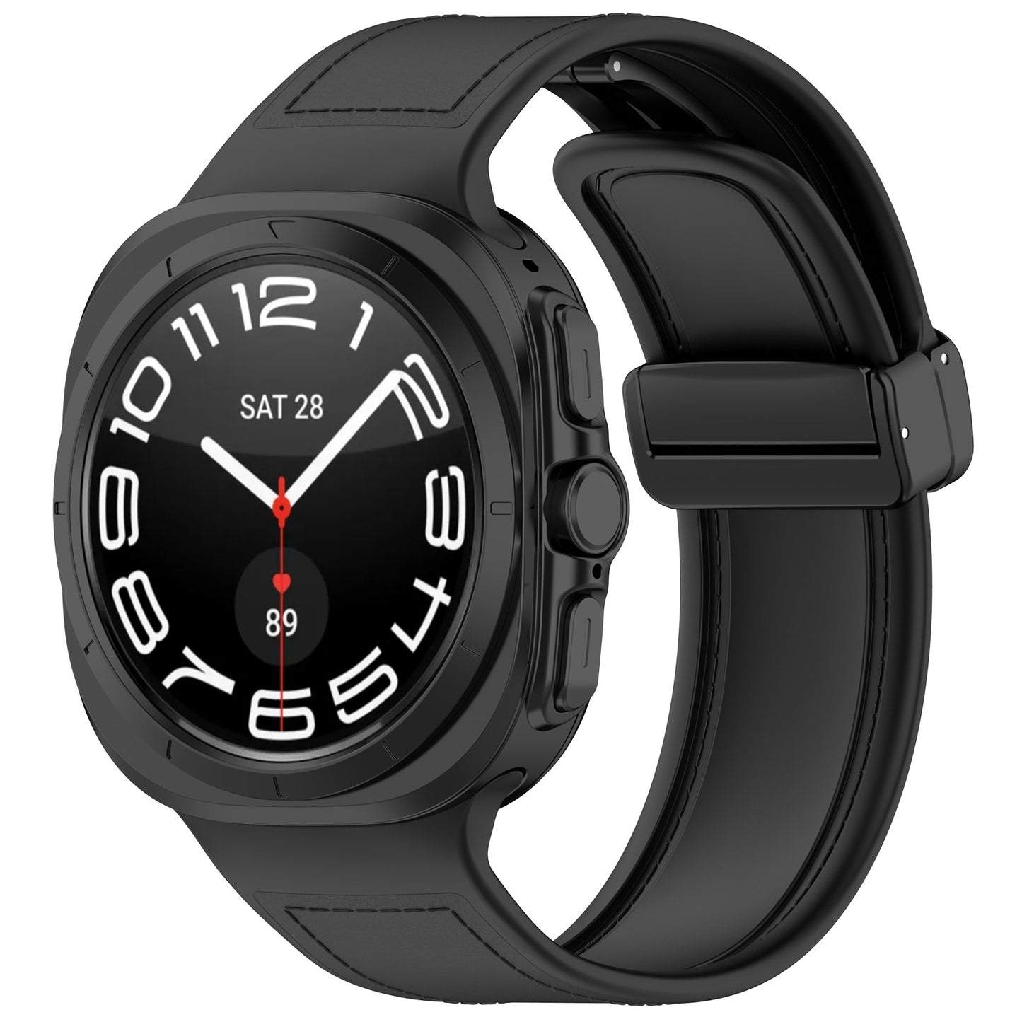 Techsuit W056 rem til Samsung Galaxy Watch Ultra, Sort