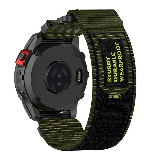 Techsuit W057 Strap for Garmin Watch Fenix / Forerunner Series, 22mm, Green