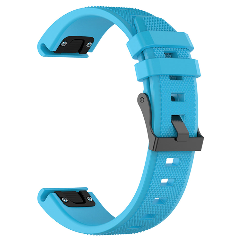 Techsuit W058 rem til Garmin Watch Fenix Series, 26mm, Blå