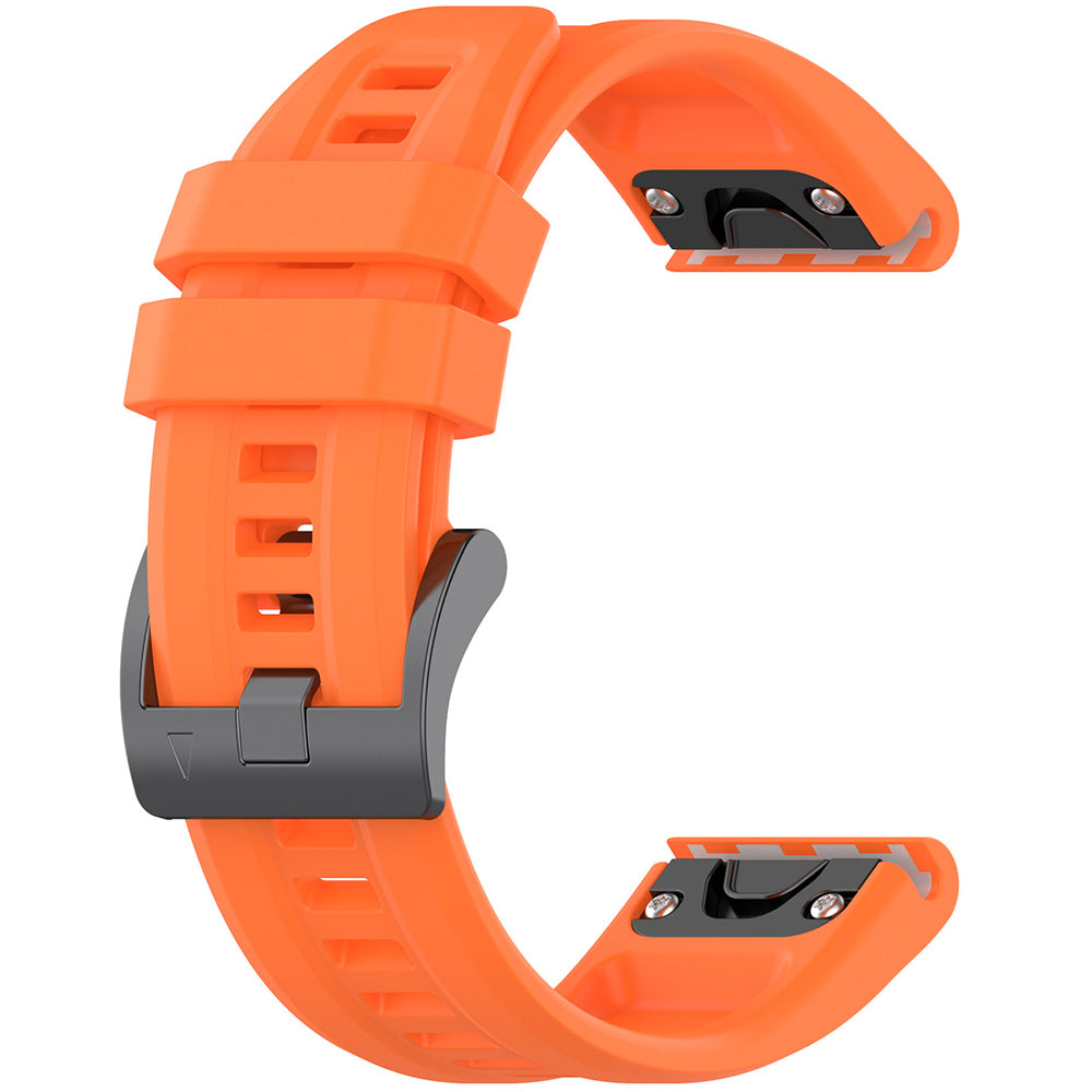 Techsuit W060 rem til Garmin Instinct / Approach / Fenix Watch Series, 20mm, Orange