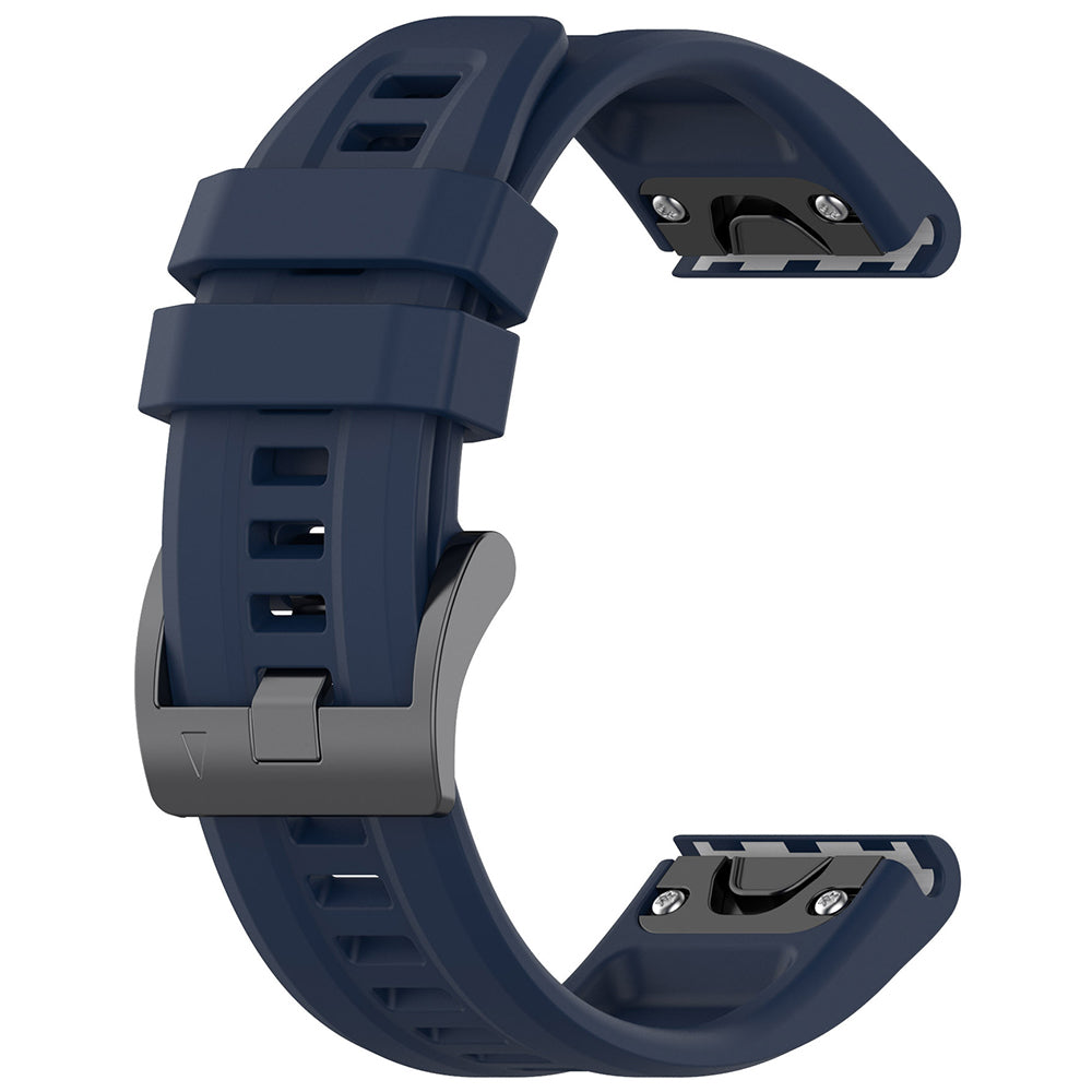 Techsuit W060 rem til Garmin Watch Fenix Series, 26mm, Marineblå