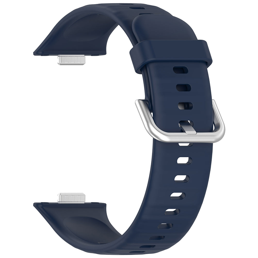 Techsuit W061 rem til Huawei Watch Fit 4 Pro / Fit 4 / Fit 3, Marineblå