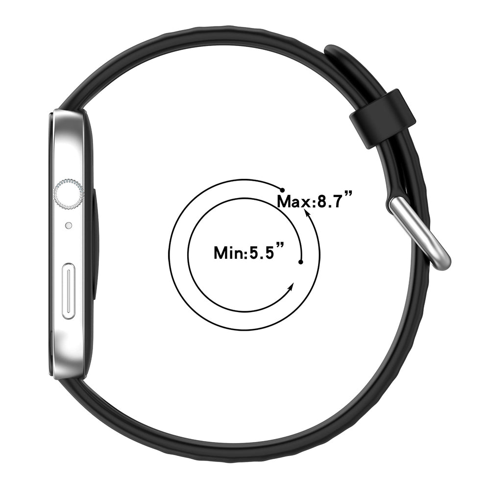 Techsuit W061 rem til Huawei Watch Fit 4 Pro / Fit 4 / Fit 3, Marineblå
