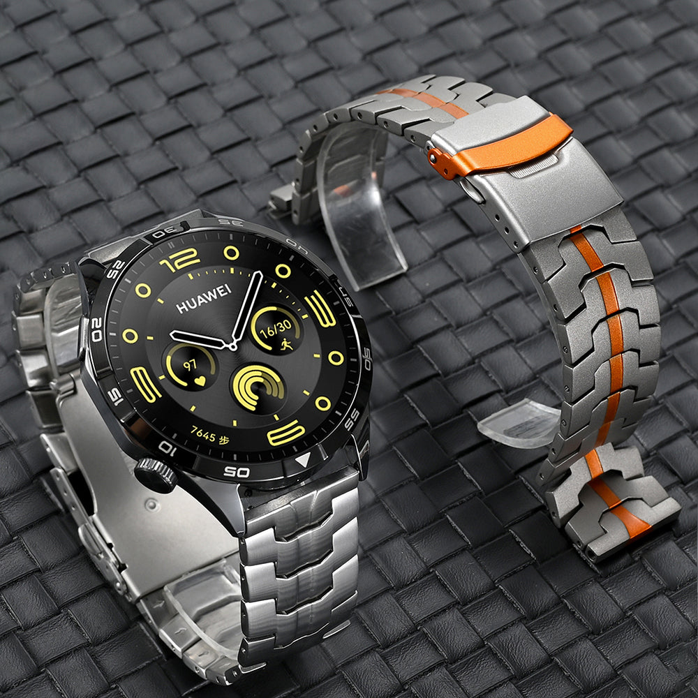Techsuit W063 rem til Huawei Watch / Xiaomi Watch Series, Orange