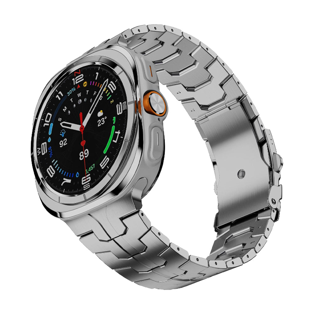 Techsuit W063 rem til Samsung Galaxy Watch Ultra, Sølvfarvet