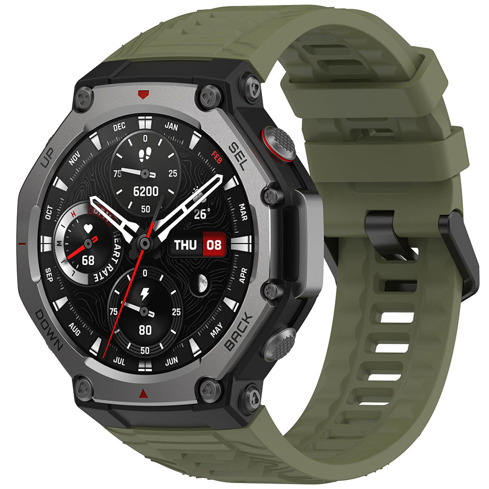 Techsuit W067 rem til Amazfit T-Rex 3, Grøn