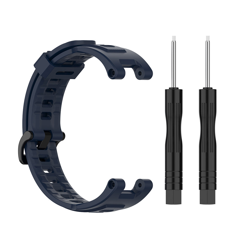 Techsuit W067 rem til Amazfit T-Rex Pro / T-Rex, Marineblå