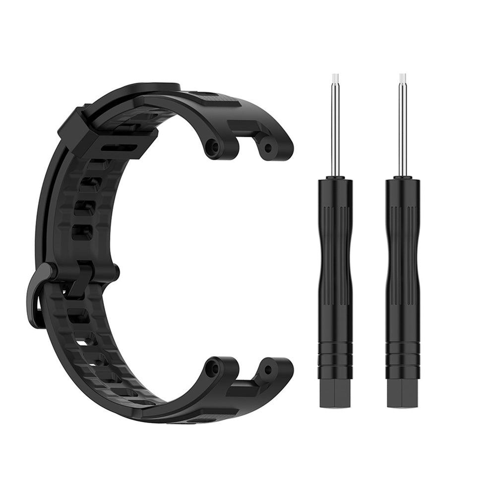 Techsuit W067 rem til Amazfit T-Rex Pro / T-Rex, Sort