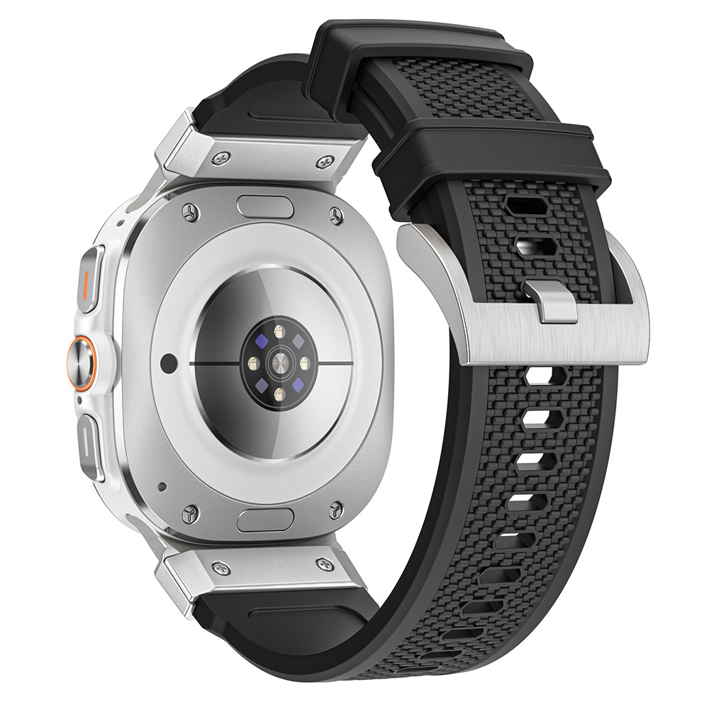 Techsuit W068 rem til Samsung Galaxy Watch Ultra, Sølvhvid