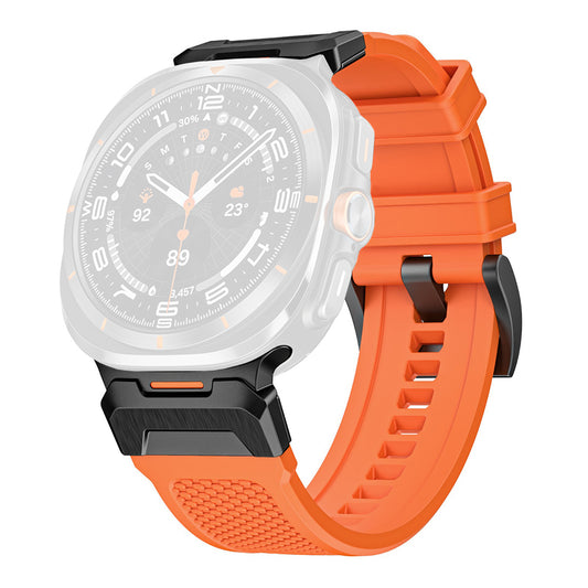 Techsuit W068 rem til Samsung Galaxy Watch Ultra, Sort Orange