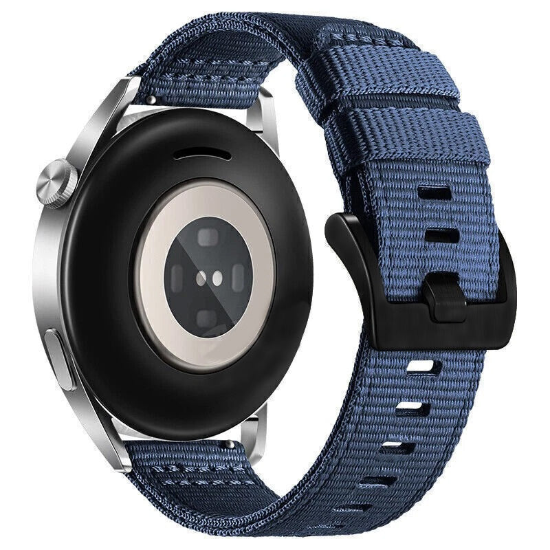 Techsuit W070 rem til Samsung Galaxy Watch / Huawei Watch Series, 20mm, Marineblå