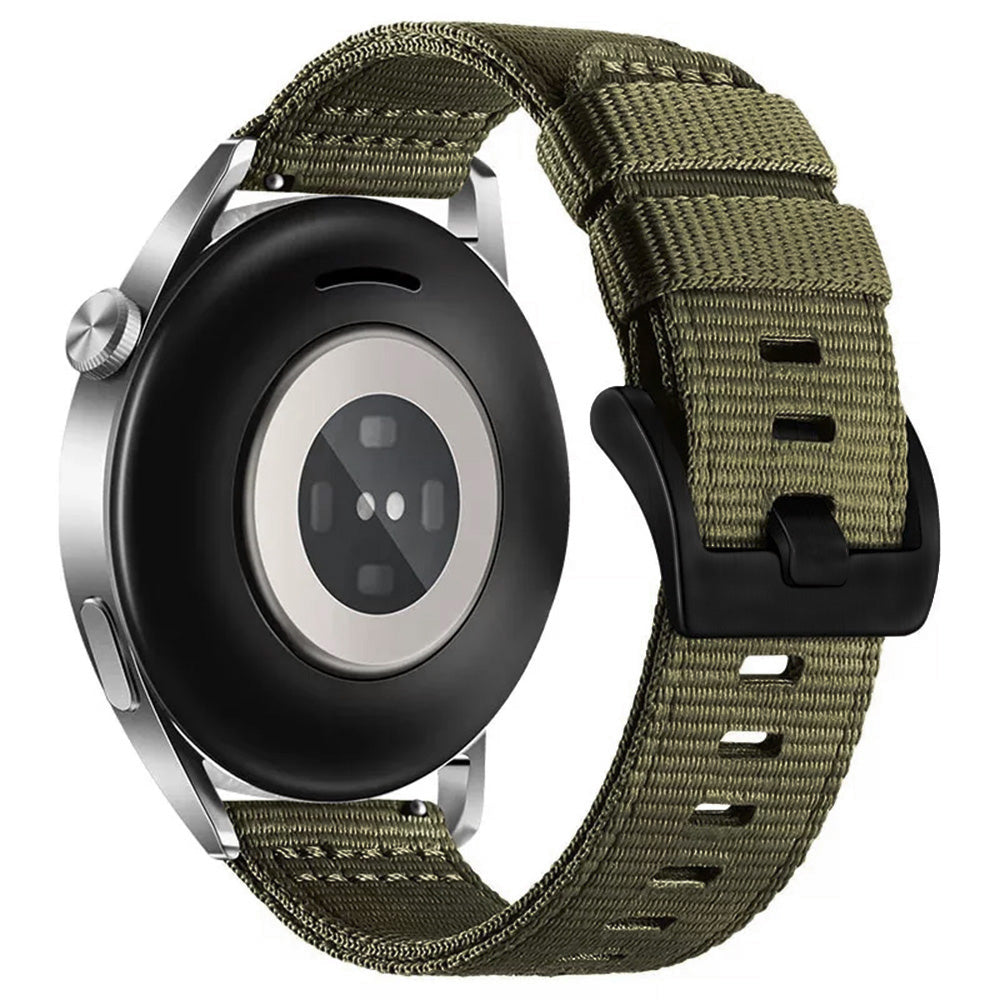 Techsuit W070 rem til Samsung Galaxy Watch / Huawei Watch Series, 20mm, Mørkegrøn